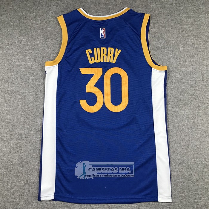 Camiseta Golden State Warriors Stephen Curry NO 30 Icon 2022-23 Azul